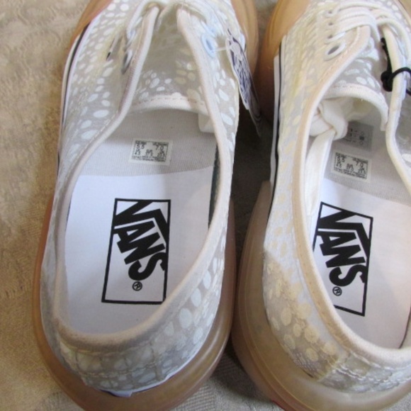 new VANS MESH DX MODULAR "Swap it" DOTS White Sz M 7.5/Women 9 - Picture 10 of 15